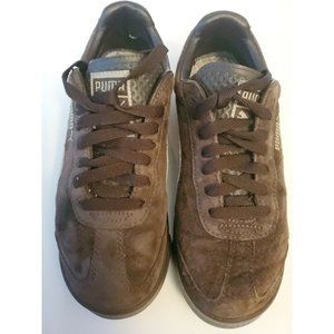 PUMA Roma Shoes Suede Sneakers Women's Size 6.5 US Brown Casual